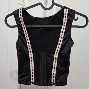 Black and Pink Corset